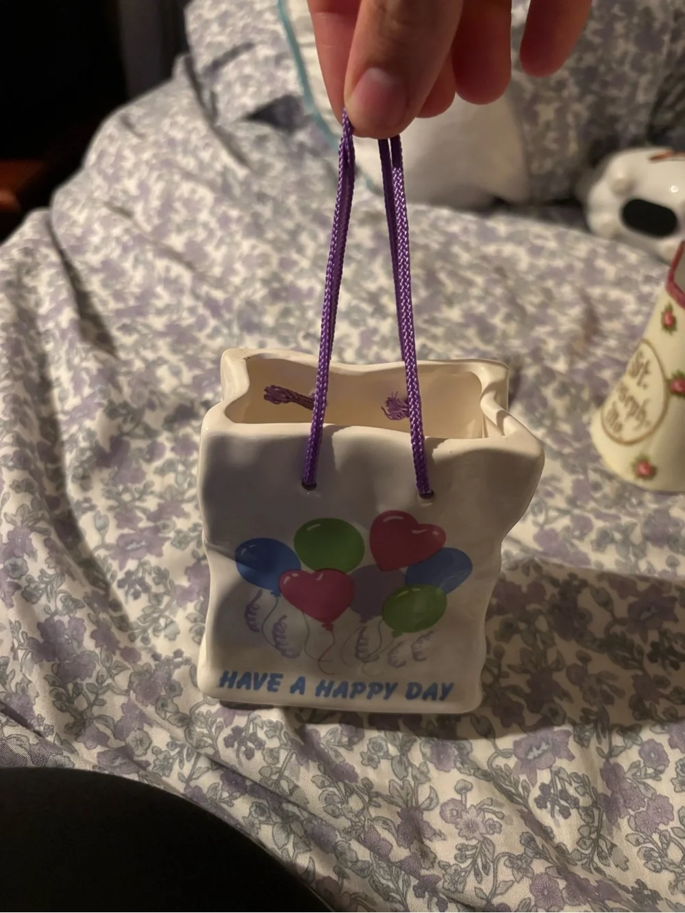 Have A Happy Day Ceramic Gift Bag - l